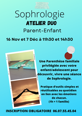 Séance DUO parent-enfant - Plus d'informations sur les actualités du moment - ici